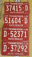 Tennessee license plates