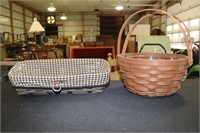 2009 Longaberger Mail and Bill Basket with Liner
