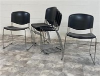 6 NOVAISO STACKING CHAIRS