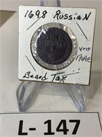 1698 Russian Tax Coin