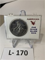 1 Ounce Silver Round American Prospector