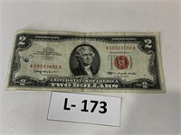 1963 $2 Red Seal