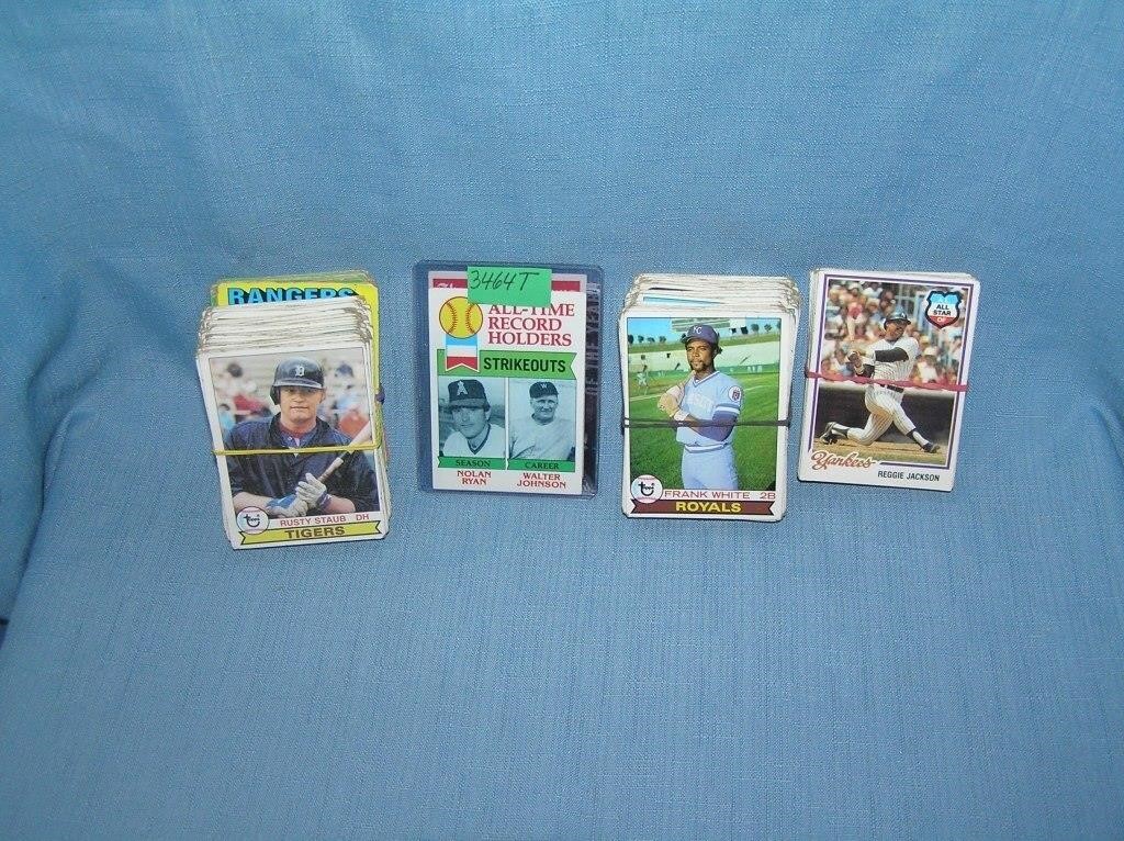 Nice group of vintage baseball cards