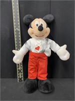 Large Mickey Mouse Plush Valentine