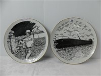 2 COLLINGWOOD SHIP YARD L.E. COLLECTOR PLATES