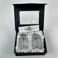 Oleg Cassini Heart Perfume Bottles 2.5"
