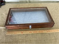 Glass top display case