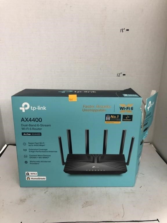 Wi-Fi Dual-Band 6-Stream Router