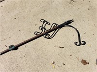 Vintage Metal Shepherd's Hook