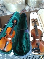 Aubert & Vuillaume Violins in Cases