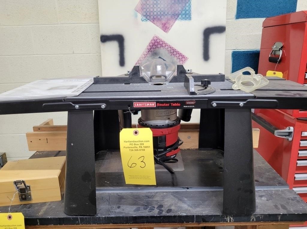 CRAFTSMAN ROUTER TABLE & ROUTER