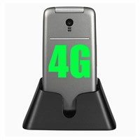 ($60) artfone 4G Unlocked Senior Flip Cell Phone,