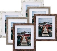 BEYAHELA Rustic Picture Frame 8x10 Mixed Color  -