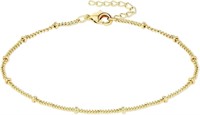 Minimalist 18k Gold-pl. Satellite Chain Bracelet