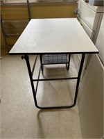 Vintage Folding Utility Table