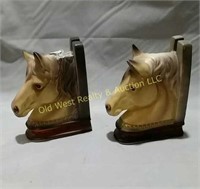 Horse Head Bookends