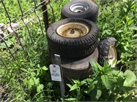 6" & 8" lawnmower tires/rims.