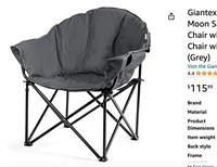 Giantex Portable Camping Chair, Moon Saucer Chair