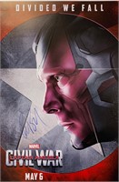 Paul Bettany Autograph Avengers Poster