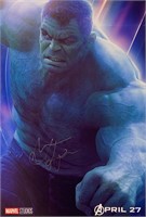 Mark Ruffalo Autograph Avengers Poster