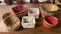 Wicker Baskets, 1/2 Bushel Basket, Small Basket