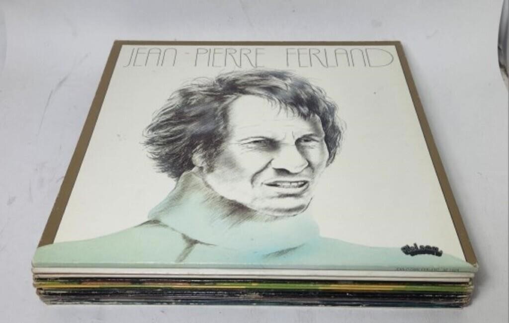 10 Vintage LP Records French