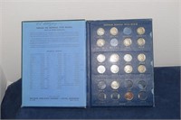 Partial Buffalo Nickel Album w/ 26 Coins