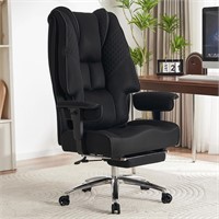 Big and Tall Office Chair 400lbs Wide Seat, Mesh