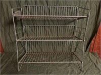 Vintage Toms Metal Wire 3 Tier Shelf Organizer