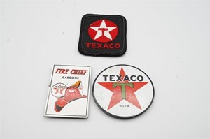 Texaco Magnets & Patch