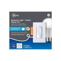 GE CYNC Smart Bulb + Wire-Free Dimmer Switch