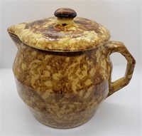 Antique Bennington ceramic lidded jug
