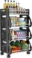 Kitchen Rolling Serving Carts-4-Tier