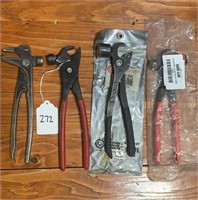 Four Balancing Weight Pliers