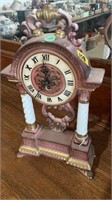 Porcelain clock not tested