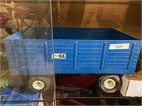 the big blue field engine wagon