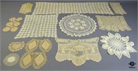 Crocheted Doilies/Table Runners 8pc