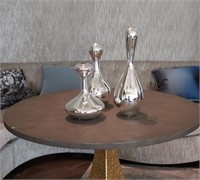 Set of 3 Furthur Design Glass Vases By William Cou