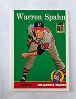 1958 Topps Archives Warren Spahn Card #270