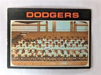 1971 Topps Baseball LA Dodgers Team Card #402