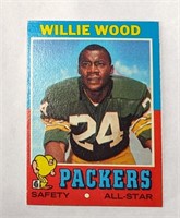 1971 Topps Willie Wood Packers Card #55
