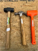 3 MISC HAMMERS