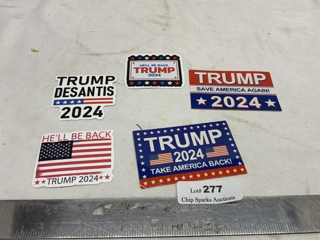 Lot Of Trump Stickers