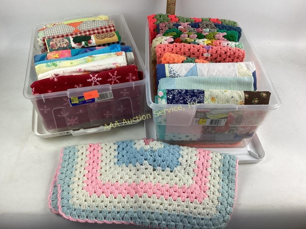 Baby Blankets: Knit, Crochet, Microfiber, Cloth.