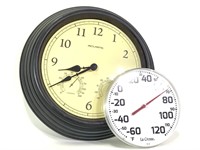 La Crosse Thermometer & Acurite Gauge Clock