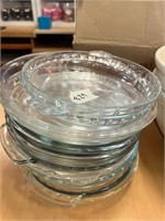 12- Assorted Glass Pie Plates
