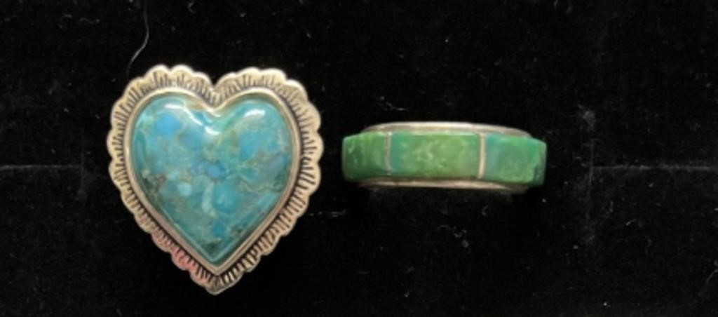 Sterling Silver Turquoise Rings