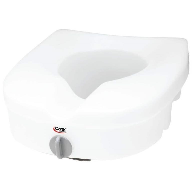 E-Z Lock Raised Toilet Seat