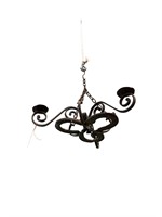 French Iron Horseshoe Fixture with 3 Arms