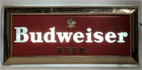 Vintage Budweiser Beer Light Up Advertising Sign